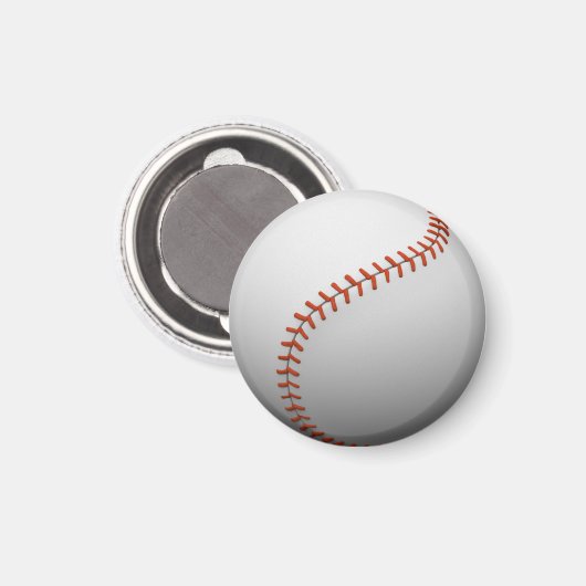 Aimant balle de baseball 3D (Recto/Verso)
