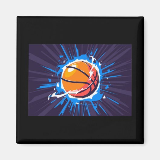 Aimant Balle de basket (Devant)