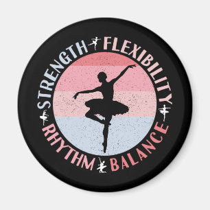 Aimant Ballerina Ballet Dancer - Valeurs Mindset