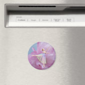 Aimant Ballerina en rose et bleu (In Situ (Lave-vaisselle))