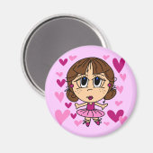 Aimant Ballerina Girl (Recto/Verso)