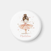 Aimant Ballerina Personalized Name Girly (Devant)