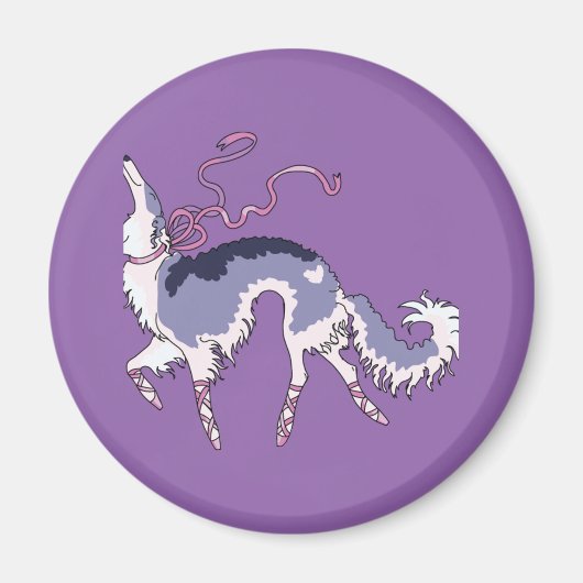 Aimant Ballet Borzoi (Devant)