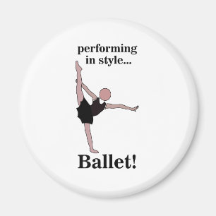 Aimant Ballet En Style Ballerina Dancer