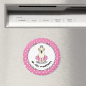 Aimant Ballet Princess Yellow Lab Labrador Retriever Chie (In Situ (Lave-vaisselle))