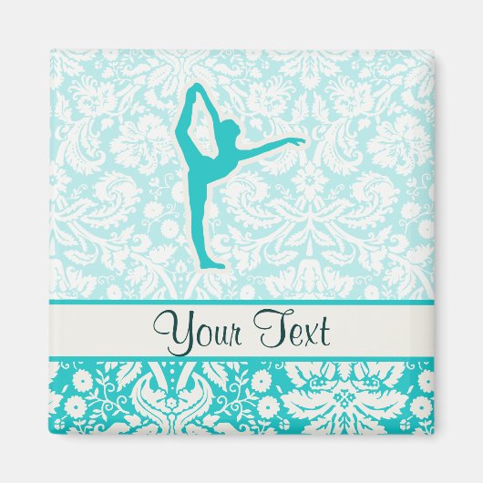 Aimant Ballet turquoise (Devant)