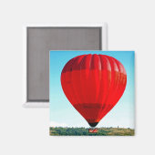 Aimant Ballon à air chaud pour célébrer la vie (Recto/Verso)