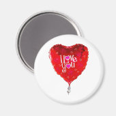 Aimant ballon albuquerque je t'aime (Recto/Verso)