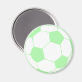 Aimant Ballon de football Pastel Green (Recto/Verso)