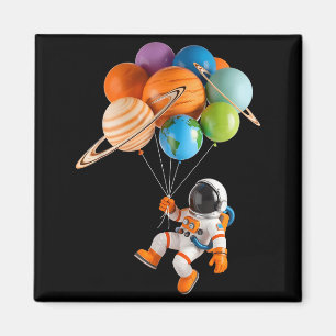 Aimant Ballons Astronaute Planète Système Solaire Espace