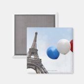 Aimant Ballons aux couleurs du drapeau français dans (Recto/Verso)