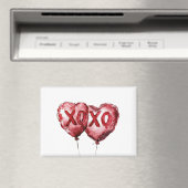 Aimant Ballons cardiaques Red XOXO (In Situ (Lave-vaisselle))