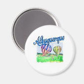 Aimant Ballons d'Albuquerque (Recto/Verso)