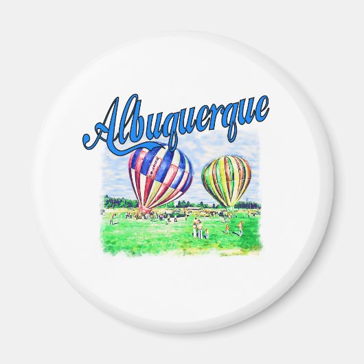 Aimant Ballons d'Albuquerque (Devant)