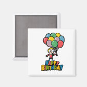 Aimant Ballons d'anniversaire (Recto/Verso)