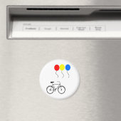 Aimant Ballons et vélo (In Situ (Lave-vaisselle))