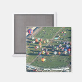 Aimant Balloon Albuquerque le matin (Recto/Verso)