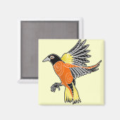 Aimant baltimore oriole (Recto/Verso)