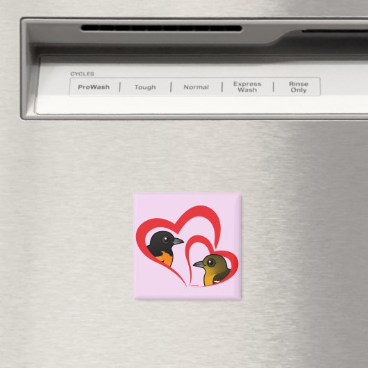 Aimant Baltimore Oriole Love (In Situ (Lave-vaisselle))