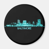 Aimant Baltimore Skyline (Devant)