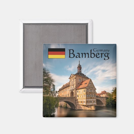 Aimant Bamberg Allemagne souvenir (Recto/Verso)