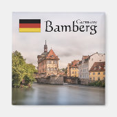 Aimant Bamberg Allemagne souvenir (Devant)
