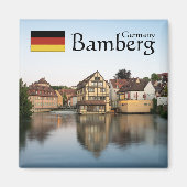 Aimant Bamberg Allemagne souvenir (Devant)