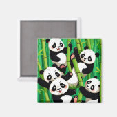 Aimant Bamboo Panda (Recto/Verso)