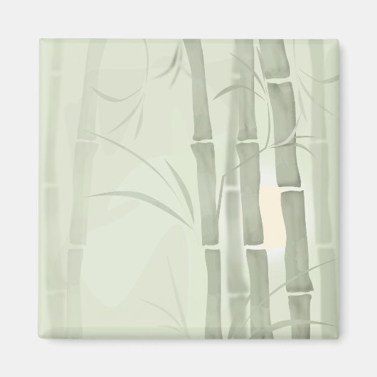 Aimant Bamboo vert (Devant)