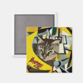 Aimant Banana Phone Cat (Recto/Verso)