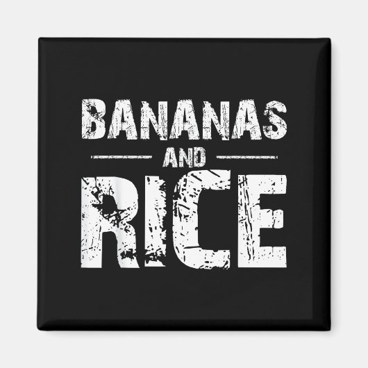 Aimant Bananas and rice  (Devant)