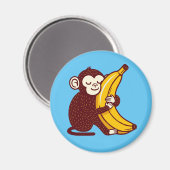 Aimant Banane d'amour de singe (Recto/Verso)
