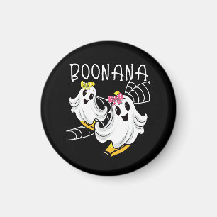 Aimant Banane fantôme mignon Boonana Halloween