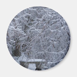 Aimant Banc dans la neige