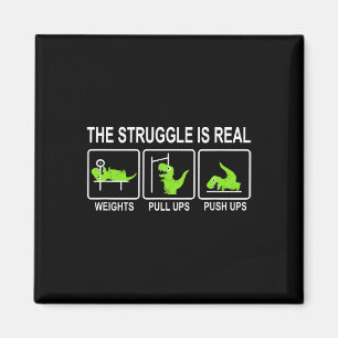 Aimant Banc de musculation pour dinosaure drôle pour tire