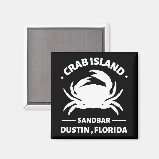Aimant banc de sable de l'île crabe floride (Recto/Verso)