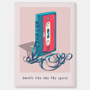 Aimant Bande de cassette vintage des années 90