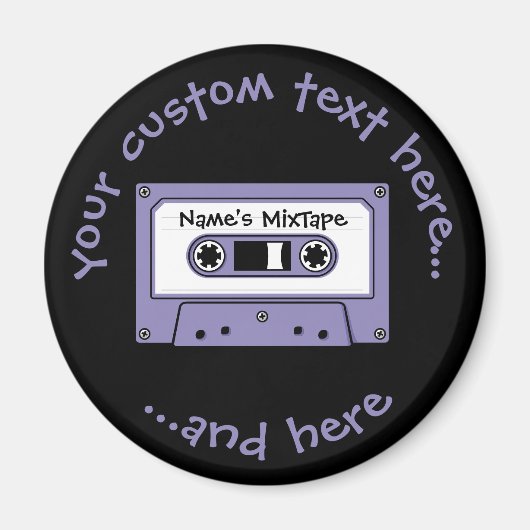 Aimant Bande de la cassette audio (Devant)