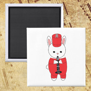 Aimant Bande de Marquage Rabbit Clarinet Rouge Blanc