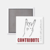 Aimant Bande de retour ensemble Contribuer l'aimant (Recto/Verso)