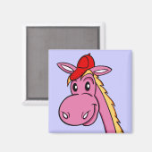 Aimant bande dessinée magnétique "cheval" (Recto/Verso)