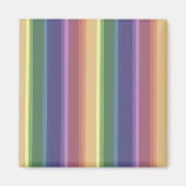 Aimant Bandes arc-en-ciel coupées (Devant)