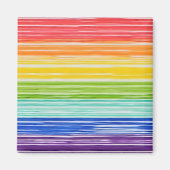 Aimant Bandes arc-en-ciel inondées (Devant)