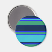 Aimant Bandes bleues et vertes (Recto/Verso)