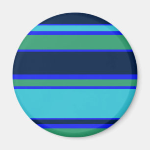 Aimant Bandes bleues et vertes