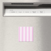 Aimant Bandes de bonbons rose clair et blanc (In Situ (Lave-vaisselle))