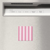Aimant Bandes de bonbons roses et blanches (In Situ (Lave-vaisselle))