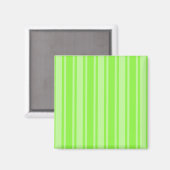Aimant Bandes de bonbons vert citron (Recto/Verso)