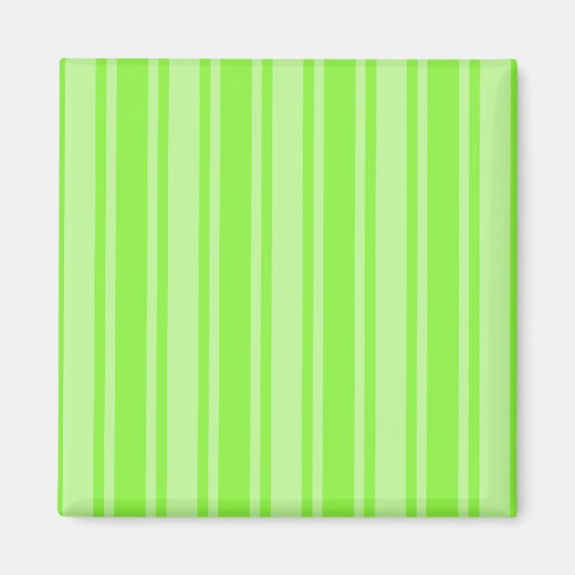 Aimant Bandes de bonbons vert citron (Devant)