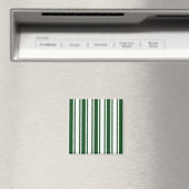 Aimant Bandes de bonbons vert foncé et blanc (In Situ (Lave-vaisselle))
